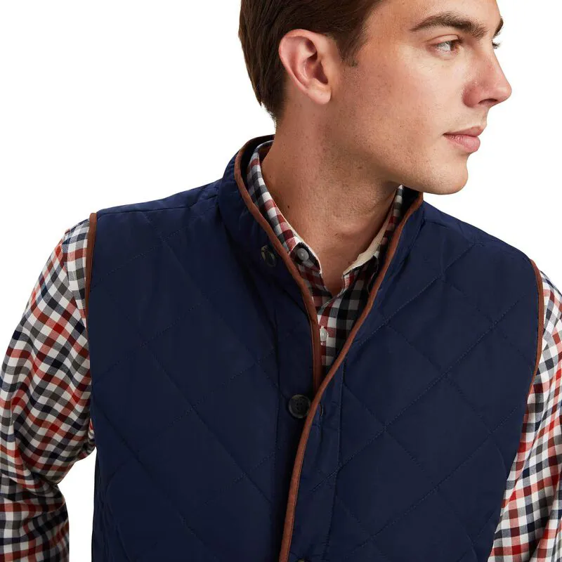 Ariat Mens Woodside Vest Navy-1